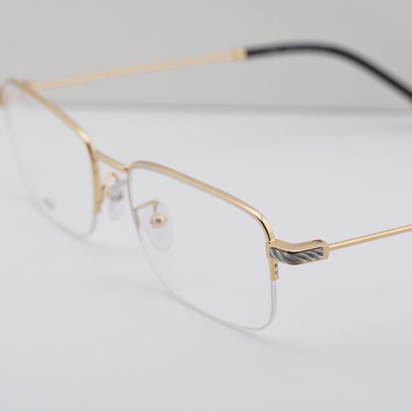 Fred FG50007U 030 Rectangle 56mm Eyeglasses - Gold - Picture 2 of 10